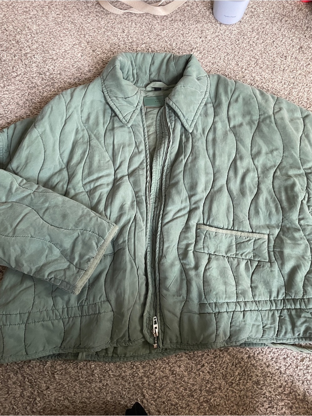 Blank NYC Sage Quilted Zip Jacket